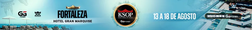 Satélites online para torneios presenciais de poker no KSOP GGPoker